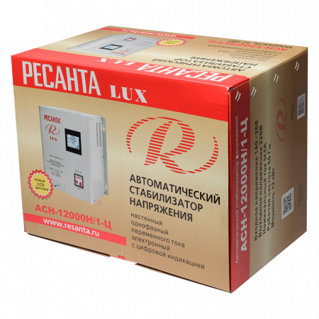 Стабилизатор напряжения серии LUX РЕСАНТА АСН-12000Н/1-Ц в Москве