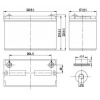 Аккумуляторная батарея Delta DTM 12100 L